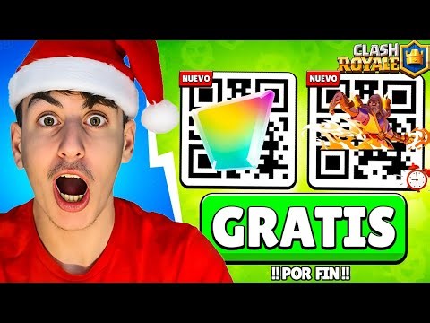 HURRY!! NEW FREE CHRISTMAS QR CODE in CLASH ROYALE!!!!