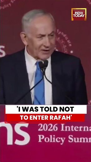 Israel Gaza War: Netanyahu Says He Was Told Not To Enter Rafah During Gaza War #gaza #warnews