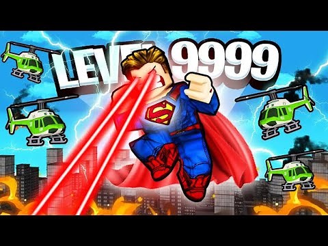 Can I Go LEVEL 9999 SUPERHERO in Superman Simulator? - Roblox