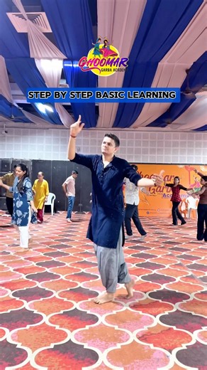 Learn Basic Garba Step by Step | Easy Garba Tutorial for Beginners | Ghoomar Garba Academy