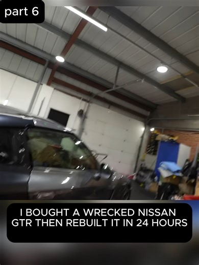 Rebuilding a Wrecked Nissan GTR in Just 24 Hours