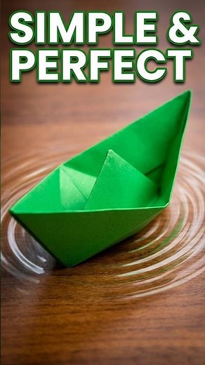 How to Make a Paper Boat Easy! ⛵️ (Step-by-Step) #shorts #origami #paperboat #crafts #diy #diycrafts