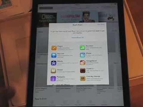 iPad Air Setup - How to Set up the iPad Air for the first time