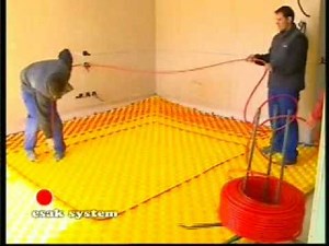 suelo radiante ESAK, diseño e instalacion