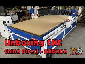 CNC Unboxing - Chinese imported CNC Flat Bed Router