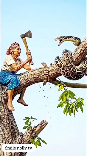 Can She Survive From This Snake?