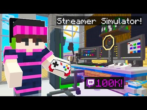 LIVE STREAMER SIMULATOR In Minecraft! 🎥🎮