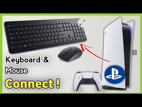 PS5 : How to connect Mouse & Keyboard - ( Easy )
