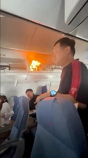 Battery explosion sparks fire inside cabin on Air China flight