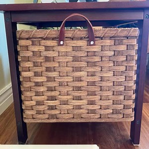 Custom Sized Amish Wicker Basket | Handwoven Vintage Cubby Storage - Etsy
