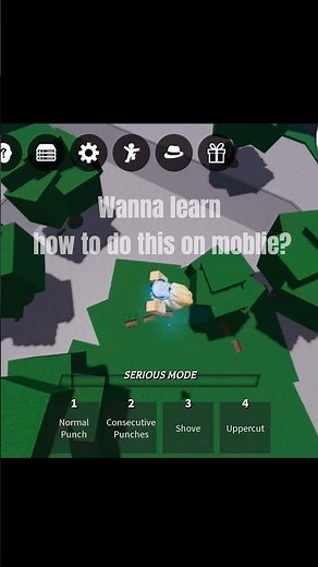 How to bench fling on moblie tutorial #tsbg #roblox #robloxtsb #thestrongestbattlegrounds #tsb #tech