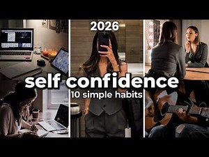 10 Simple Habits to Build Self Confidence in 2026| How to Be More Confident!