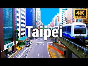 Explore Taipei in 4K: Immersive Walking Tour with Natural Sounds | Taiwan Travel Guide