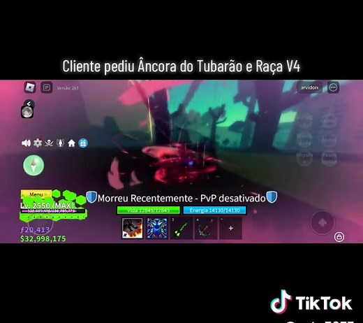 Shark Anchor e Cyborg V4. #bloxfruits #bloxfruitsscript #sharkanchor #cyborgv4