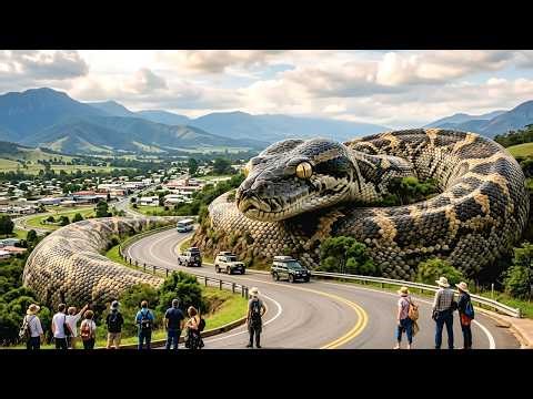 RUN! The Giant Python From the Secret Island Has Entered the City 😱