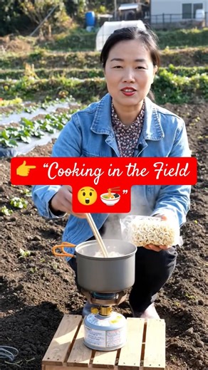 USA Farmer Cooking Noodles in the Field 🍜 | Village Life