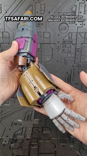 Quick Conversion: Magic Square's Blastoff - Arm Mode (Bruticus)