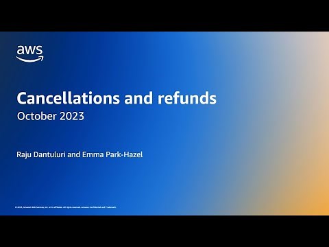 AWS Marketplace Cancellation and Refund Process | Amazon Web Services