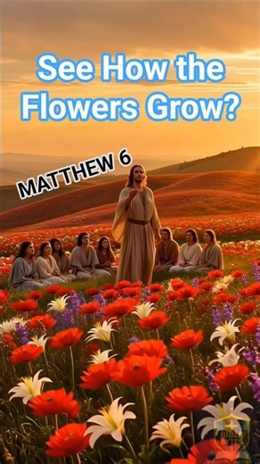 See HOW the flowers grow? Matthew 6:28-29