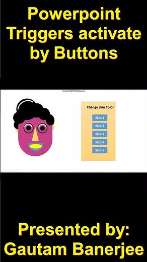 Powerpoint Triggers activate by Clicking Buttons