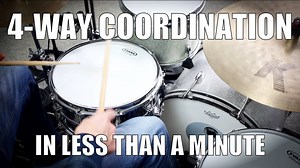 In this Drum Lesson we will tackle an independence exercise, where we play different Rudiments (Singles, Doubles and Paradiddles) above a Tumbao foot ostinato. - No talking, just drumming and notation. download the notation: https://www.dailydrumlesson.com/short-lessons/4-way-coordination/ Support on Patreon: www.patreon.com/dailydrumlesson Subscribe on Youtube: www.youtube.com/c/dailydrumlesson Follow me on Instagram: www.instagram.com/dailydrumlesson | Daily Drum Lesson