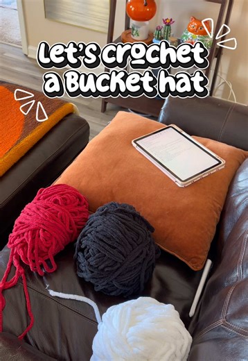 It has been a few months since I last crocheted and I love getting back to it every time #crochettiktok #buckethat #crocheting #madewithlove