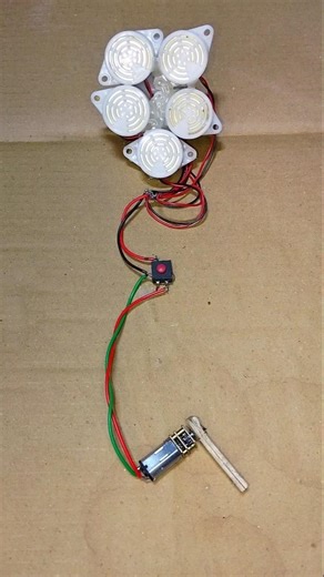 Powering 5 Buzzers With Mini N20 Gear Motor #dcmotor #tech #shorts