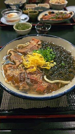 Traditional Okinawan Food You Must Try! #shorts #okinawa #okinawasoba #foodshorts #japanesefood