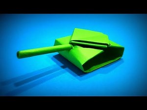 Origami Tank | How to Make a Paper Tank of the US Army DIY | Easy Origami ART | Paper Crafts