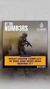 What drove conflict in 2025, and who was behind it? | By the Numbers