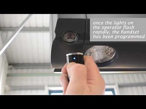 Hormann HSE P button Remote , How to Program a Hormann BiSecur HSE2 handset to a Promatic Operator