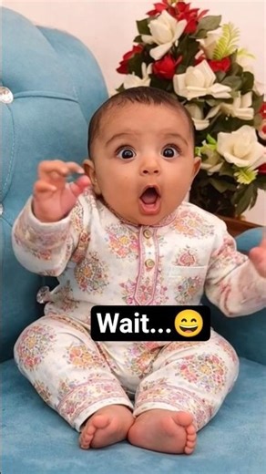 Baby ka reaction dekh ke hassi ruk hi nahi rahi 😂🧿 #shorts