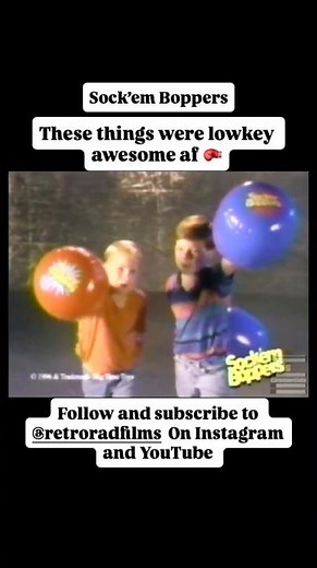 These Were WILD 😭 #SockemBoppers #90sNostalgia #90sKids #OldCommercials #Throwback #90s #lol #haha