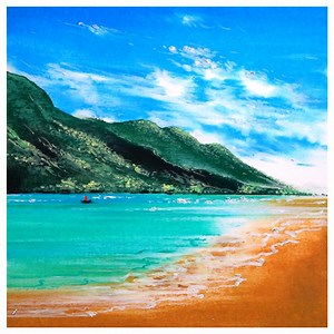 55K views · 3.4K reactions | Easy seascape drawing using oil pastels | Morning Drizzle | Facebook