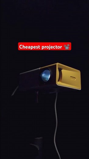 Cheapest projector Review - 60 inches ki Screen 😮🔥 #projector #gadgests #amazonfinds #youtubeshorts
