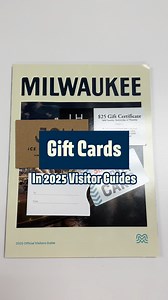 When you see our 2025 Visitor Guide around Milwaukee, be on the lookout for gift cards inside! 👀 🎁 You can find them in hotels, visitor centers, Milwaukee attractions and more! Or order your free copy here: https://bit.ly/4goafs7 | Visit Milwaukee