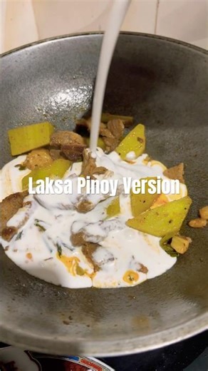 The Laksa Pinoy Version 😆 #laksa #foodies #pinoyrecipe #singaporeinspired #foodlover