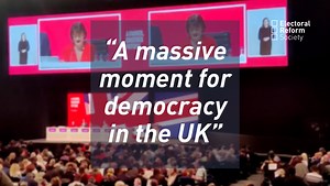 Labour Party conference backs proportional representation