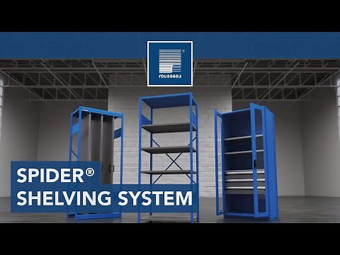 Spider® shelving system from Rousseau