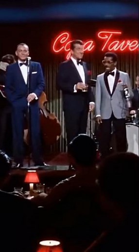 Frank Sinatra, Dean Martin & Sammy Davis, Jr Perform At A Mafia Club Las Vegas #ratpack