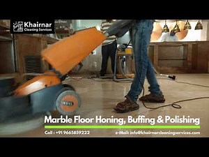 Marble Floor Honing, Buffing & Polishing