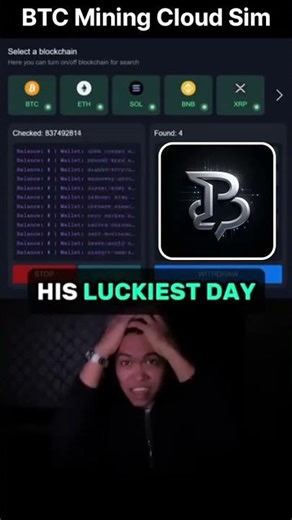 Future of crypto simulation with the BTC Mining Cloud Sim! 💎 #shorts