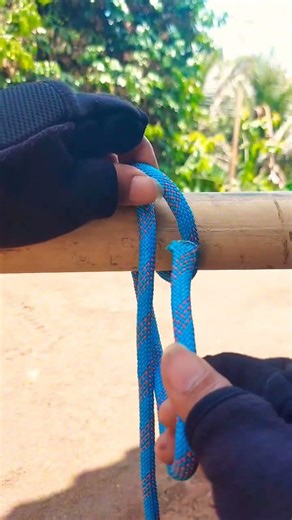 strong knot trick #knot #rope #knottrick #snake #tutorial #diy #outdoors