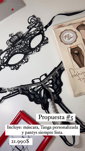 Propuesta #5 PÍDELO POR INSTAGRAM O FACEBOOK 👉DELUX_CL #lenceria #propuestasanvalentin #lenceriapersonalizada #fyp