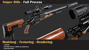 Milad Kambari - Sniper Rifle - Tutorial Full Process