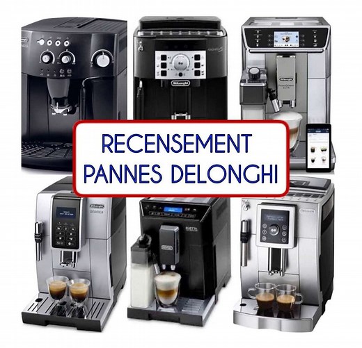 Toutes les Pannes connues des Expresso Broyeur Delonghi - Coffeediag.com