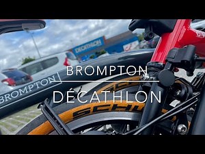 3 Accessories from DECATHLON that perfectly fit a Brompton folding bike + 1 very useful