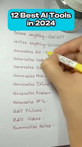 8.9K views · 103 reactions | 烙 12 Best AI Tools in 2024 Save for later if helpful ✅️ Follow @ninjaaitools for more brand new and Ninja AI Websites and Tools 亮 #aitools #aiwebsites #artificialintellegence | Brad Gaines | Facebook