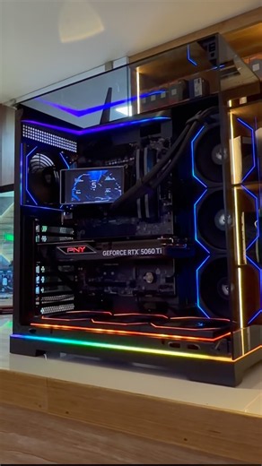 Aesthetic 😍PC For editing and Ai rendering #pcbuild #editingpcbuild #aiworkstation