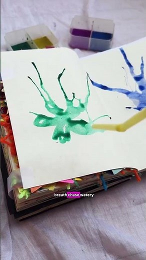 Art journal with me - I Turned a Therapy Trick into Art (and it actually calmed my chest) | Day 50